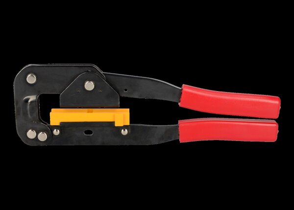 Pressing tool for flat ribbon connectors